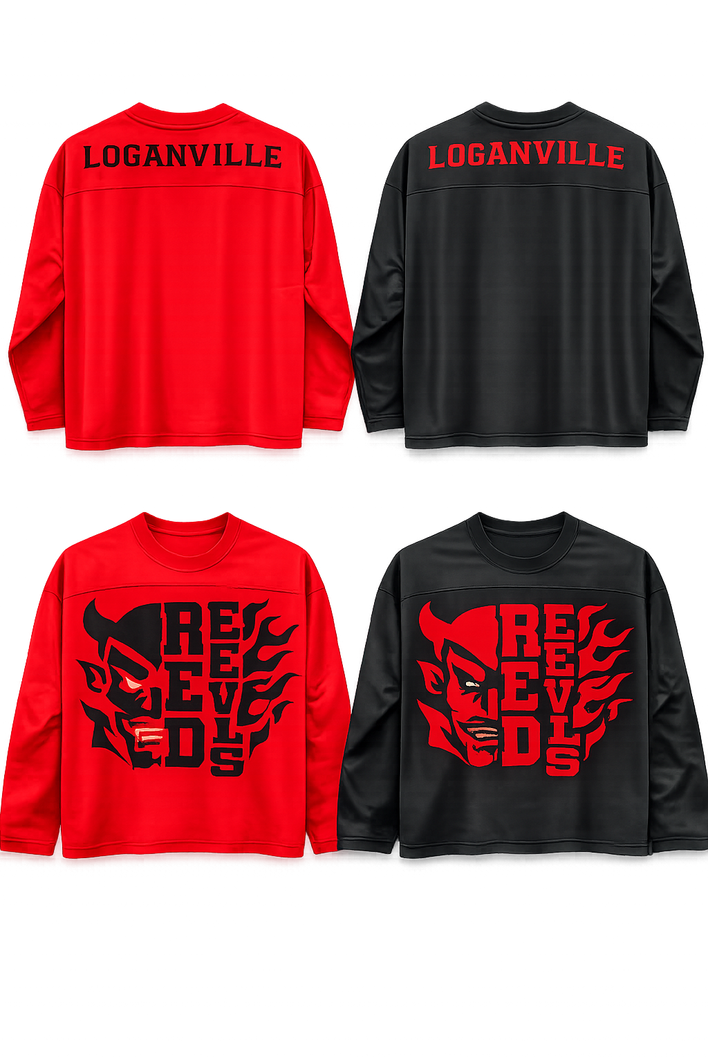 Loganville Red Devils Oversized Spirit Jersey