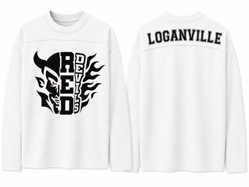 Loganville Red Devils Oversized Spirit Jersey