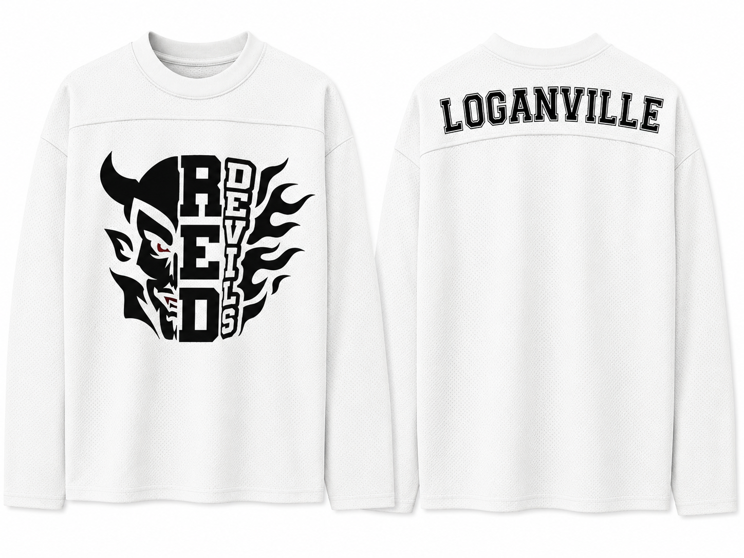 Loganville Red Devils Oversized Spirit Jersey